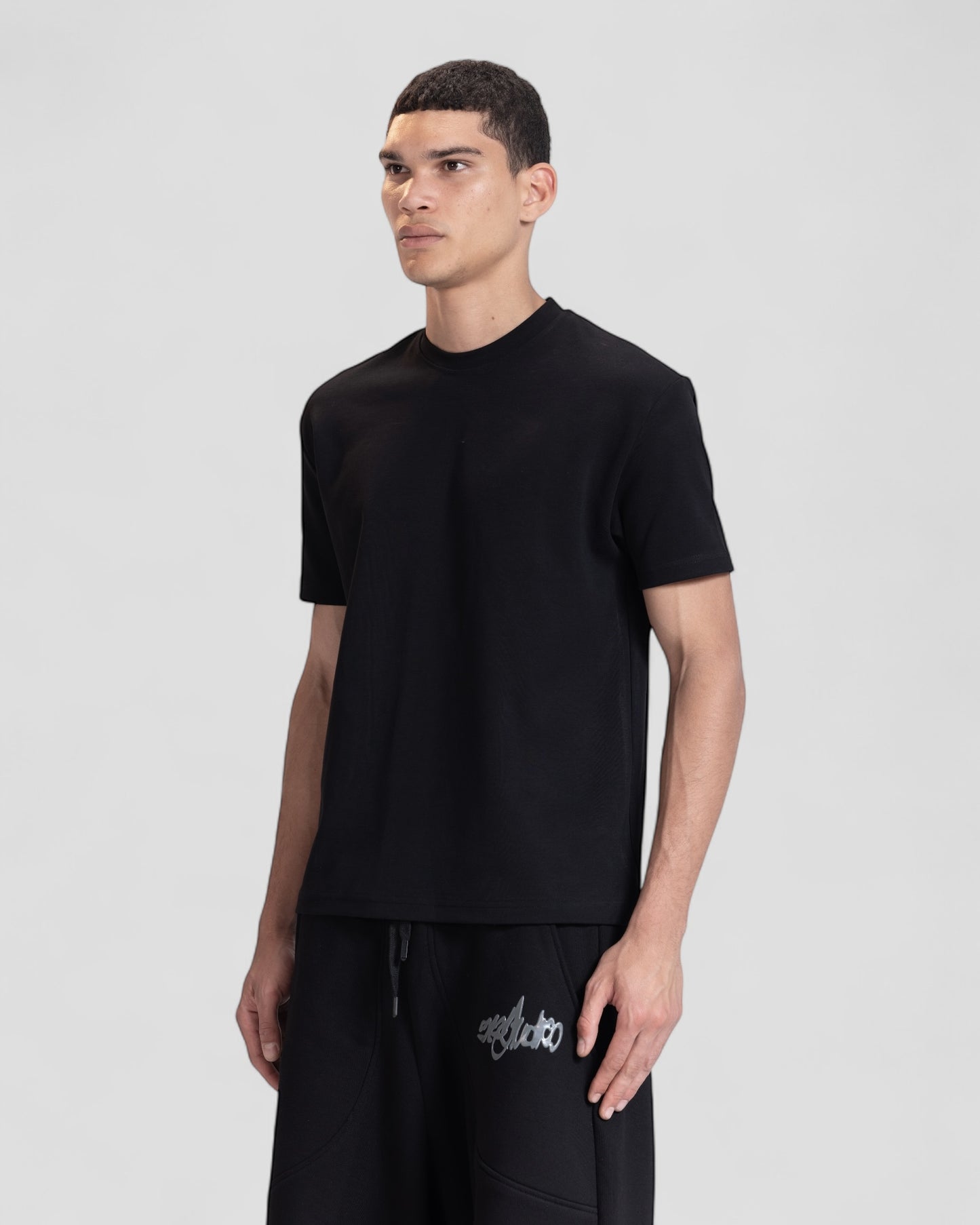 The Perfect Blank Black Regular Fit Tshirt
