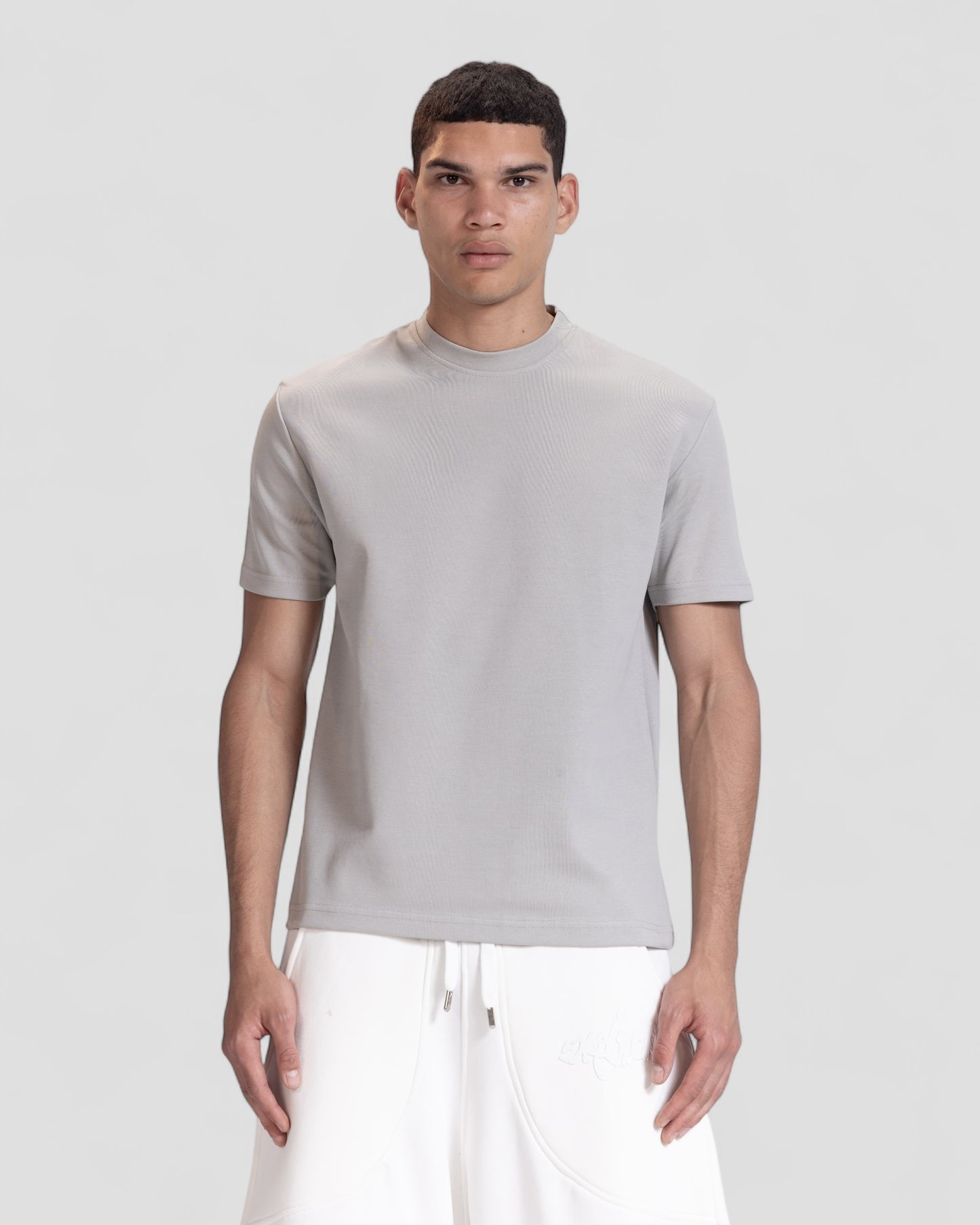 The Perfect Blank Grey Regular Fit Tshirt