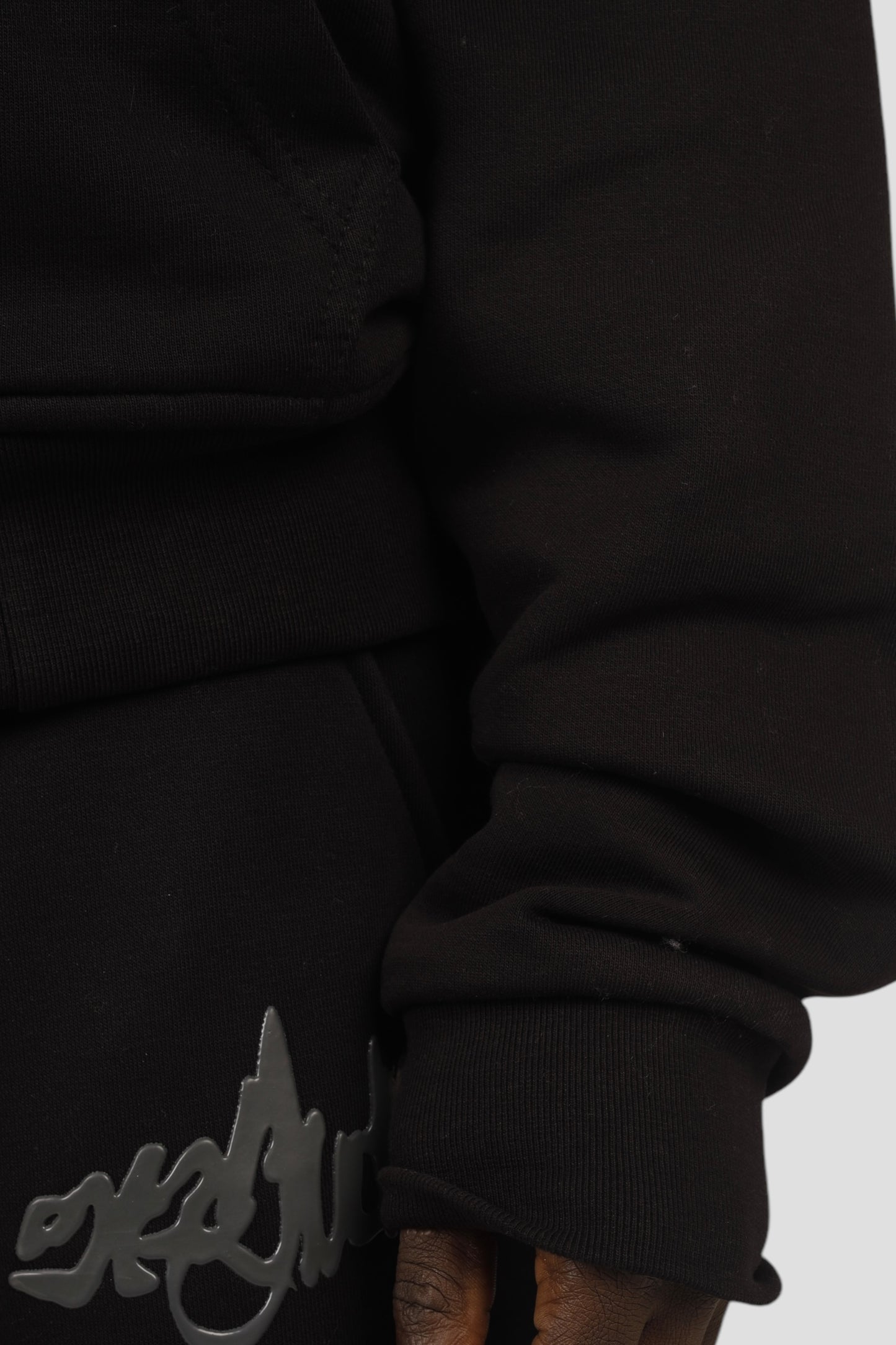 The Perfect Blank Black Zipup Jacket 