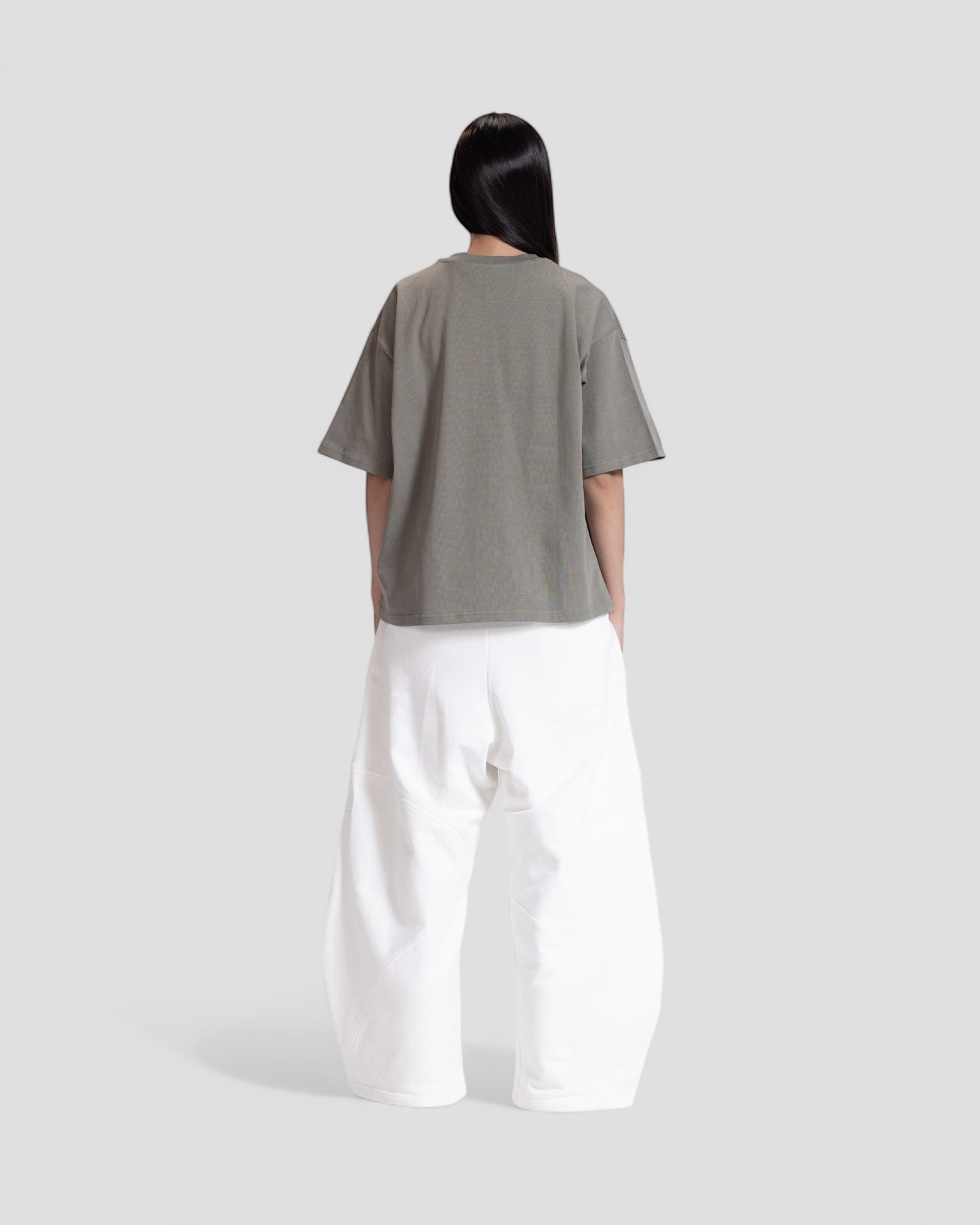 The Perfect Blank Olive Boxy Tshirt