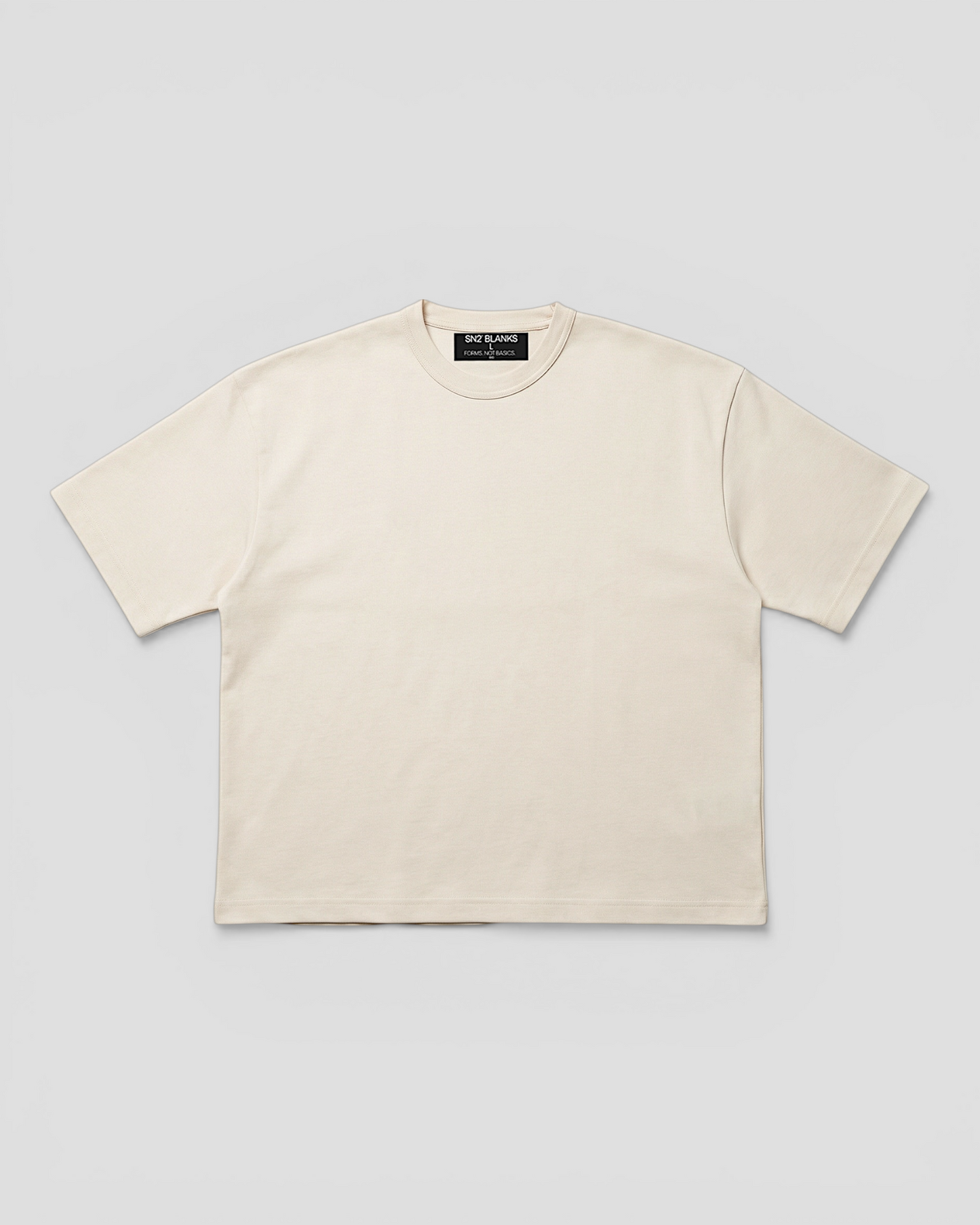 Norte Oversized Blank Beige Tee V2