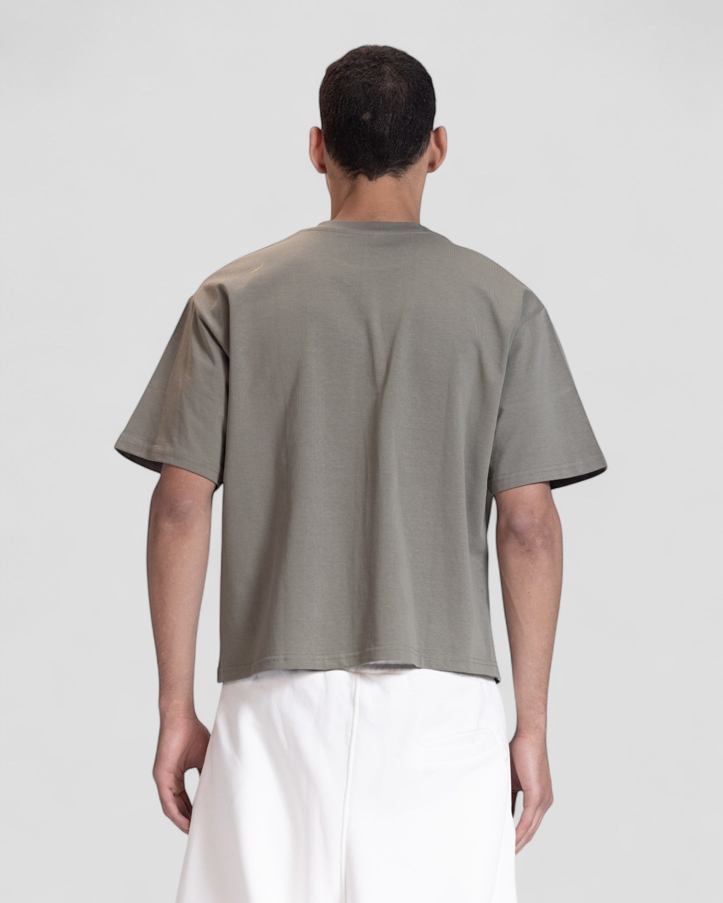 The Perfect Blank Olive Boxy Tshirt