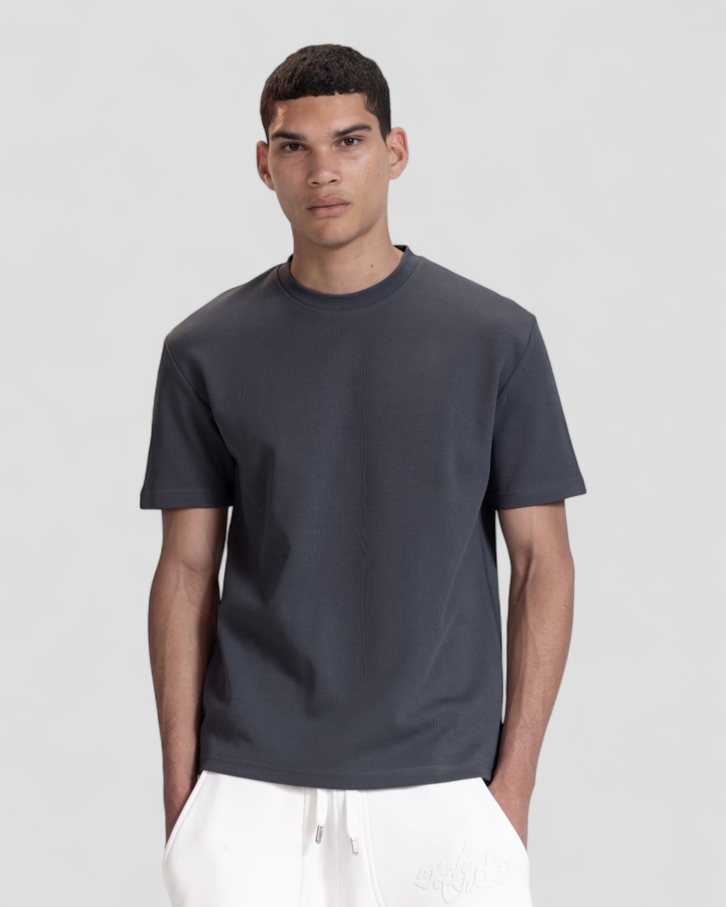 The Perfect Blank Dark Grey Regular Fit Tshirt