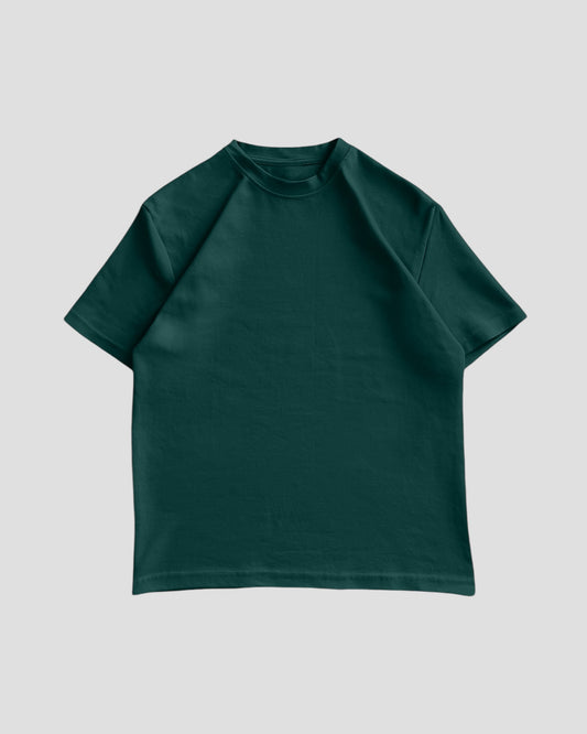 The Perfect Blank Teal Regular Fit Tshirt