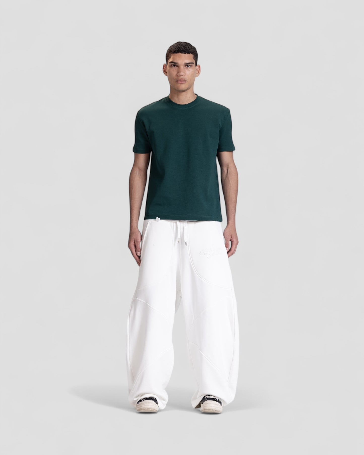 The Perfect Blank Teal Regular Fit Tshirt V1