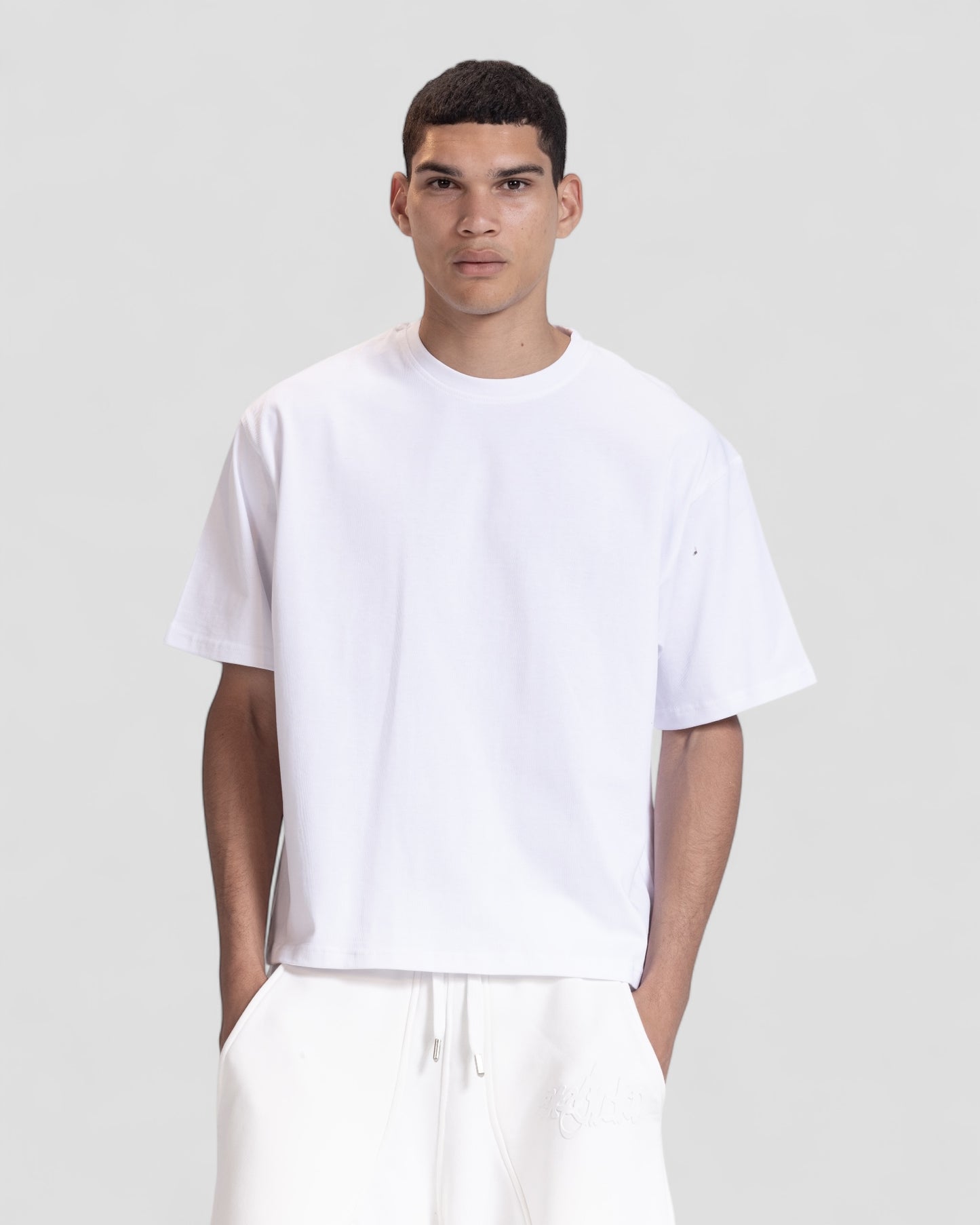 The Perfect Blank Black Boxy Tshirt V1