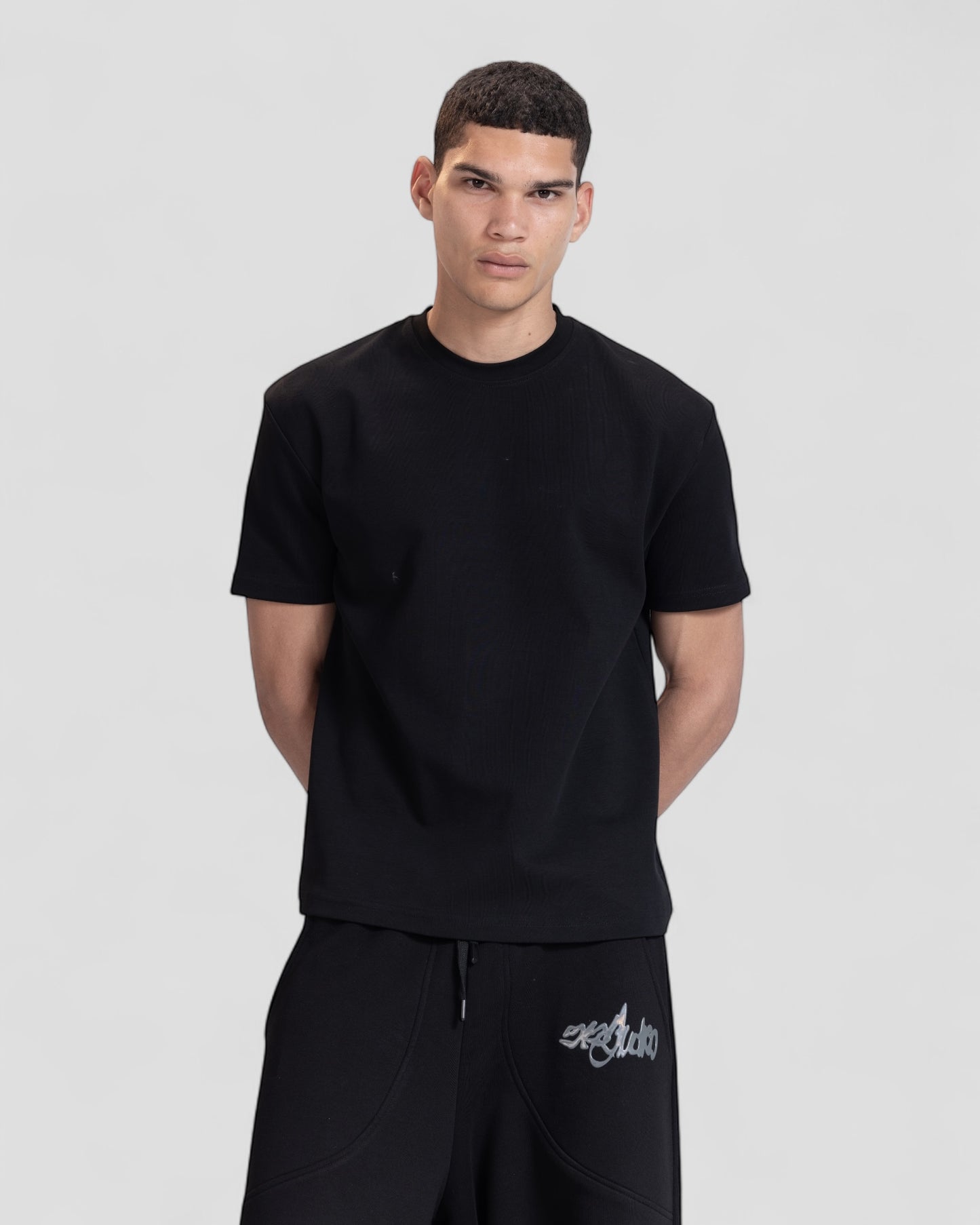 The Perfect Blank Black Regular Fit Tshirt
