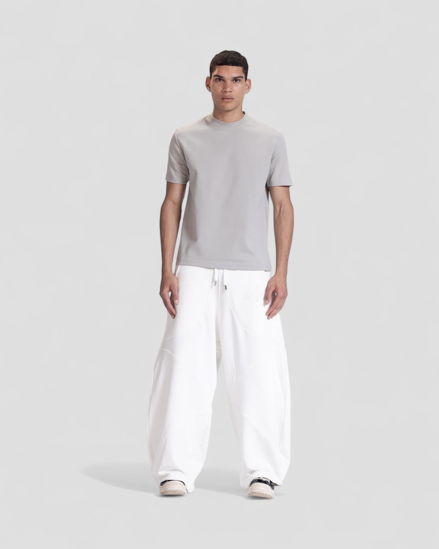 The Perfect Blank Grey Regular Fit Tshirt