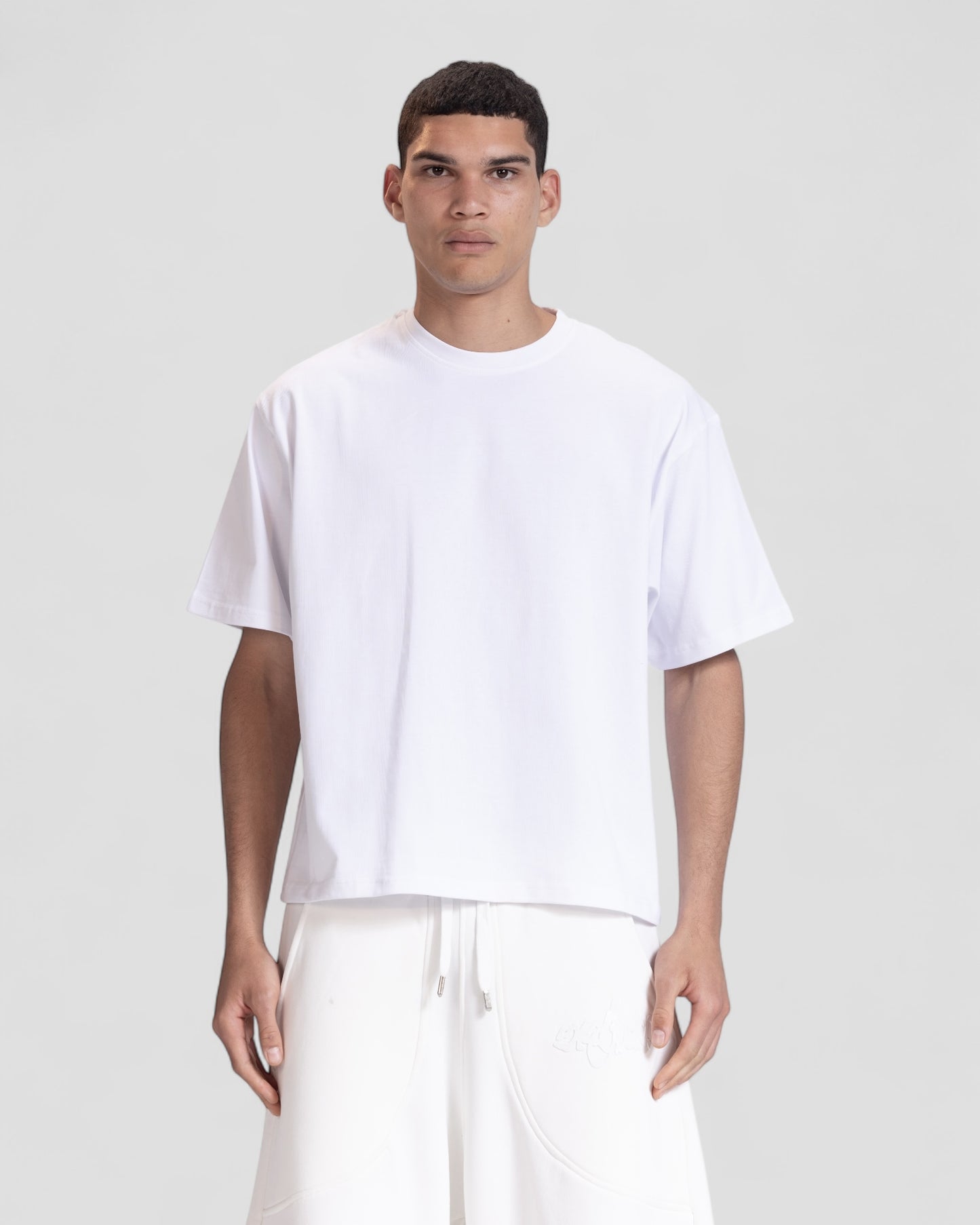 The Perfect Blank Black Boxy Tshirt V1