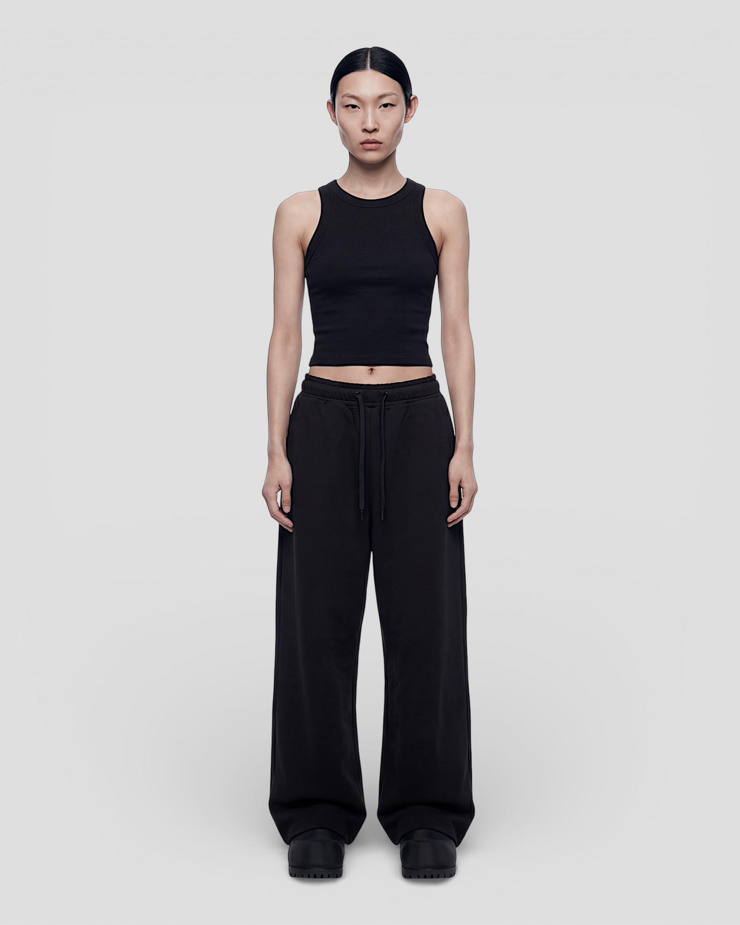 The Perfect Blank Black Sweatpants
