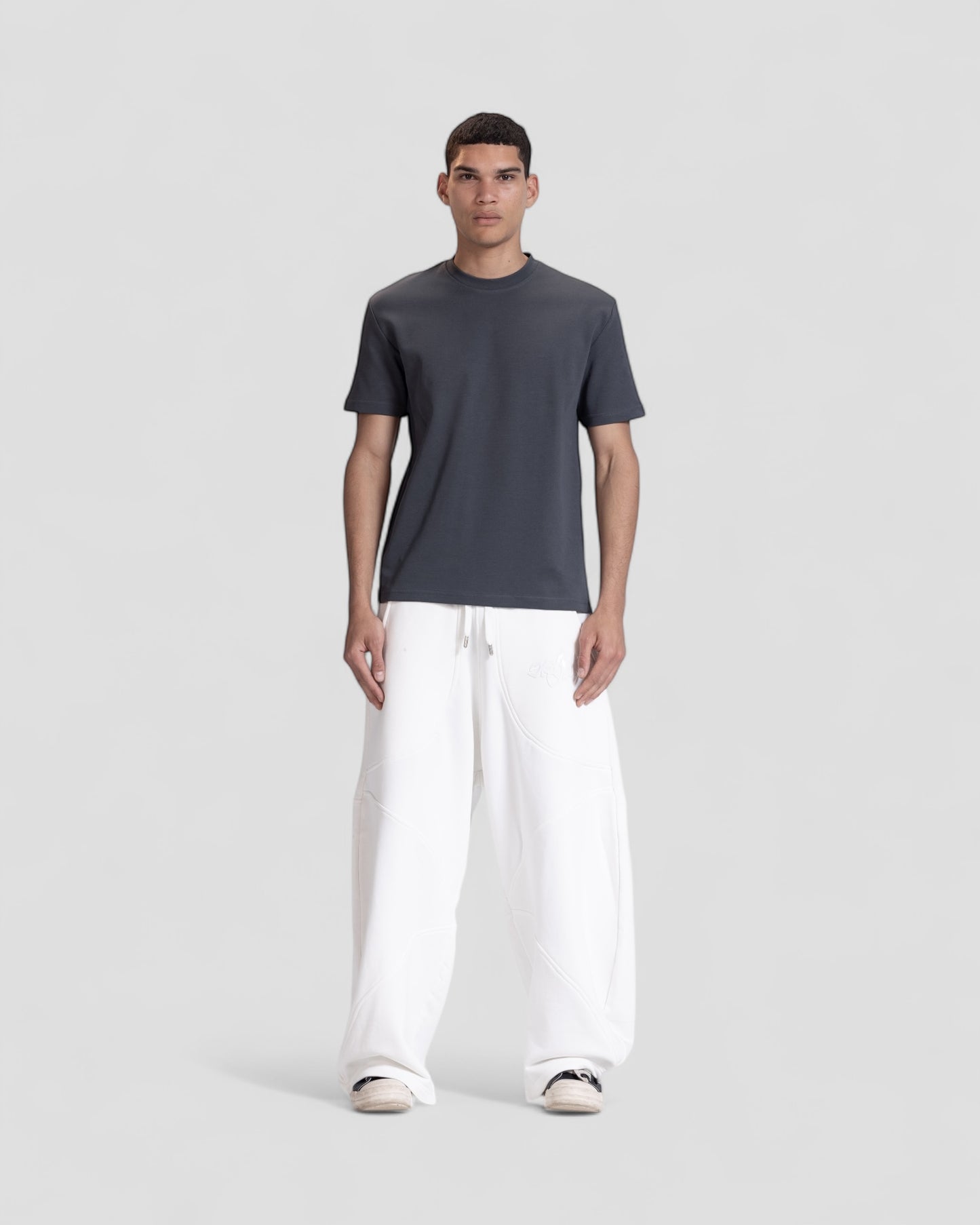 The Perfect Blank Dark Grey Regular Fit Tshirt