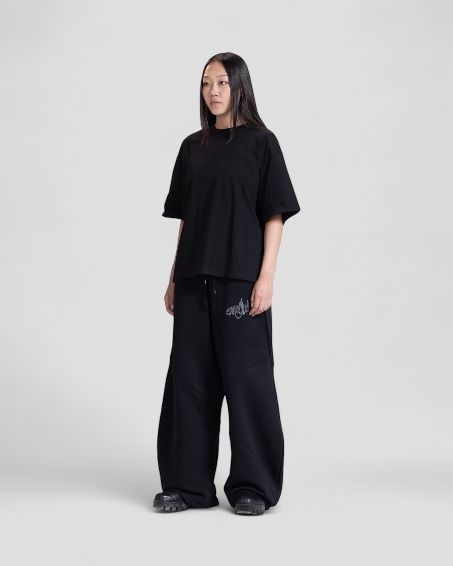 The Perfect Blank Black Boxy Tshirt