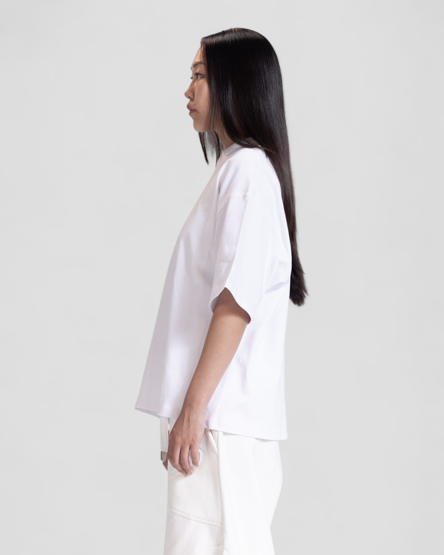 The Perfect Blank Black Boxy Tshirt V1
