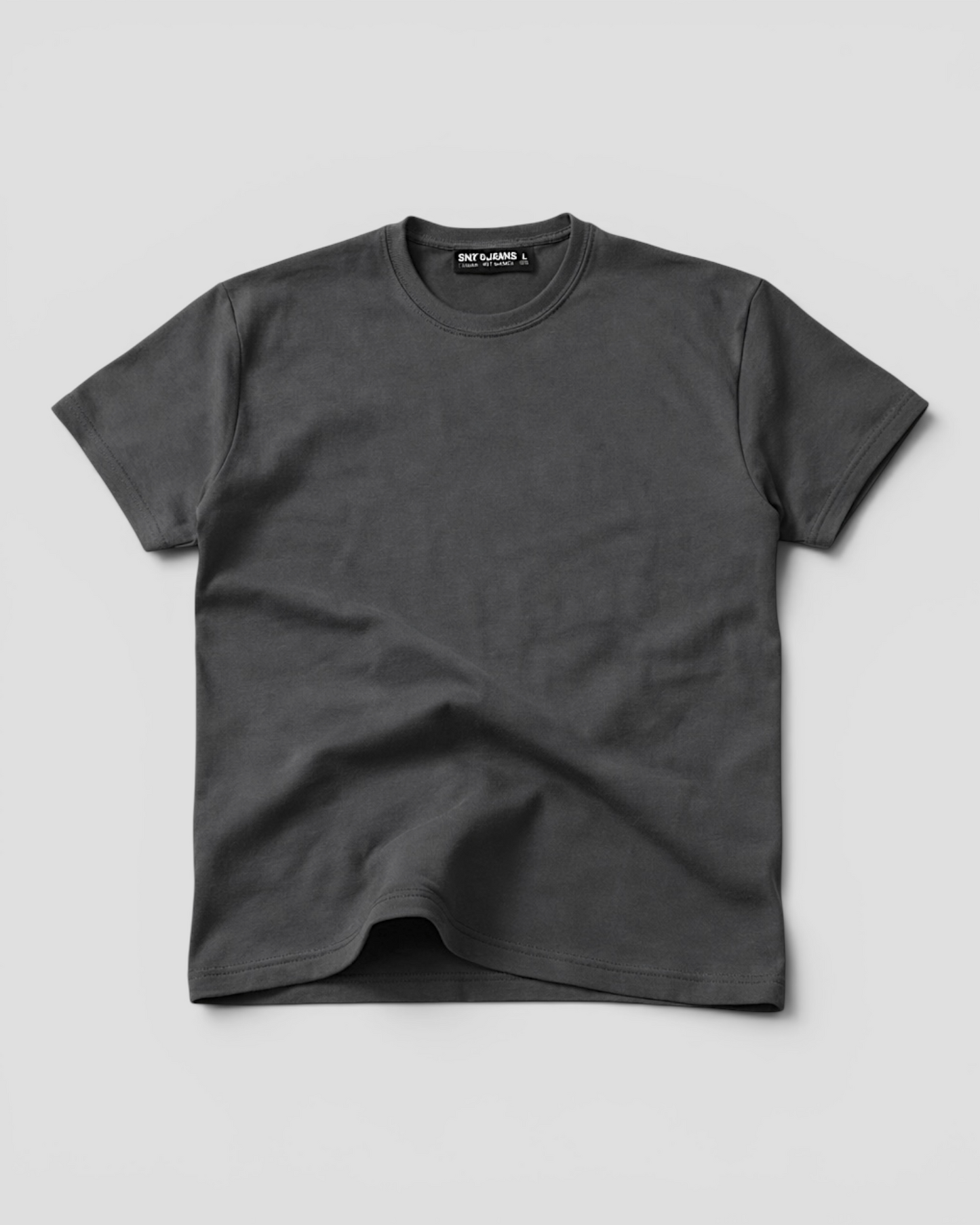 Luis Regular Blank Dark Grey Tee V2