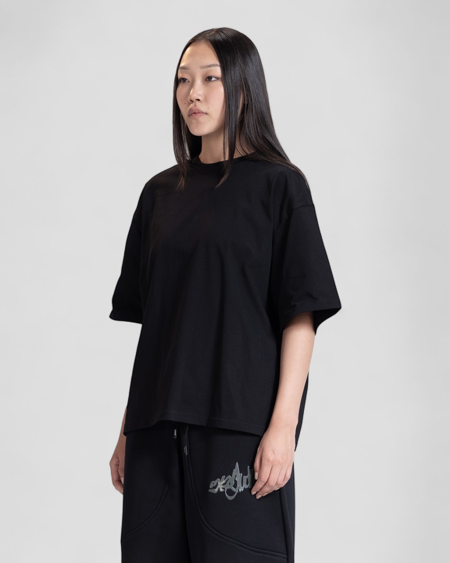 The Perfect Blank Black Boxy Tshirt