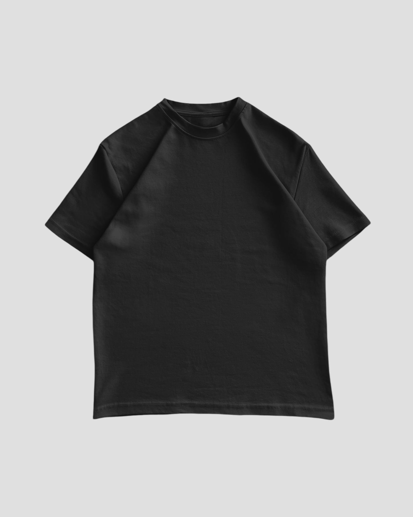 The Perfect Blank Black Regular Fit Tshirt