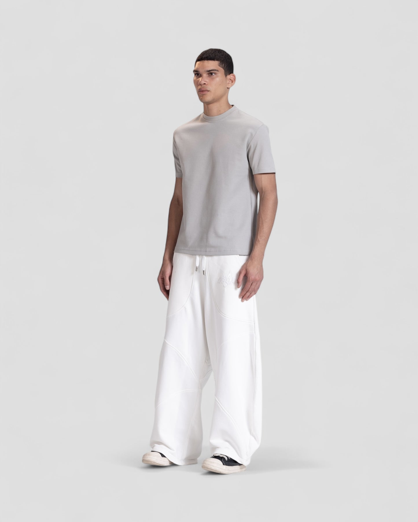 The Perfect Blank Grey Regular Fit Tshirt