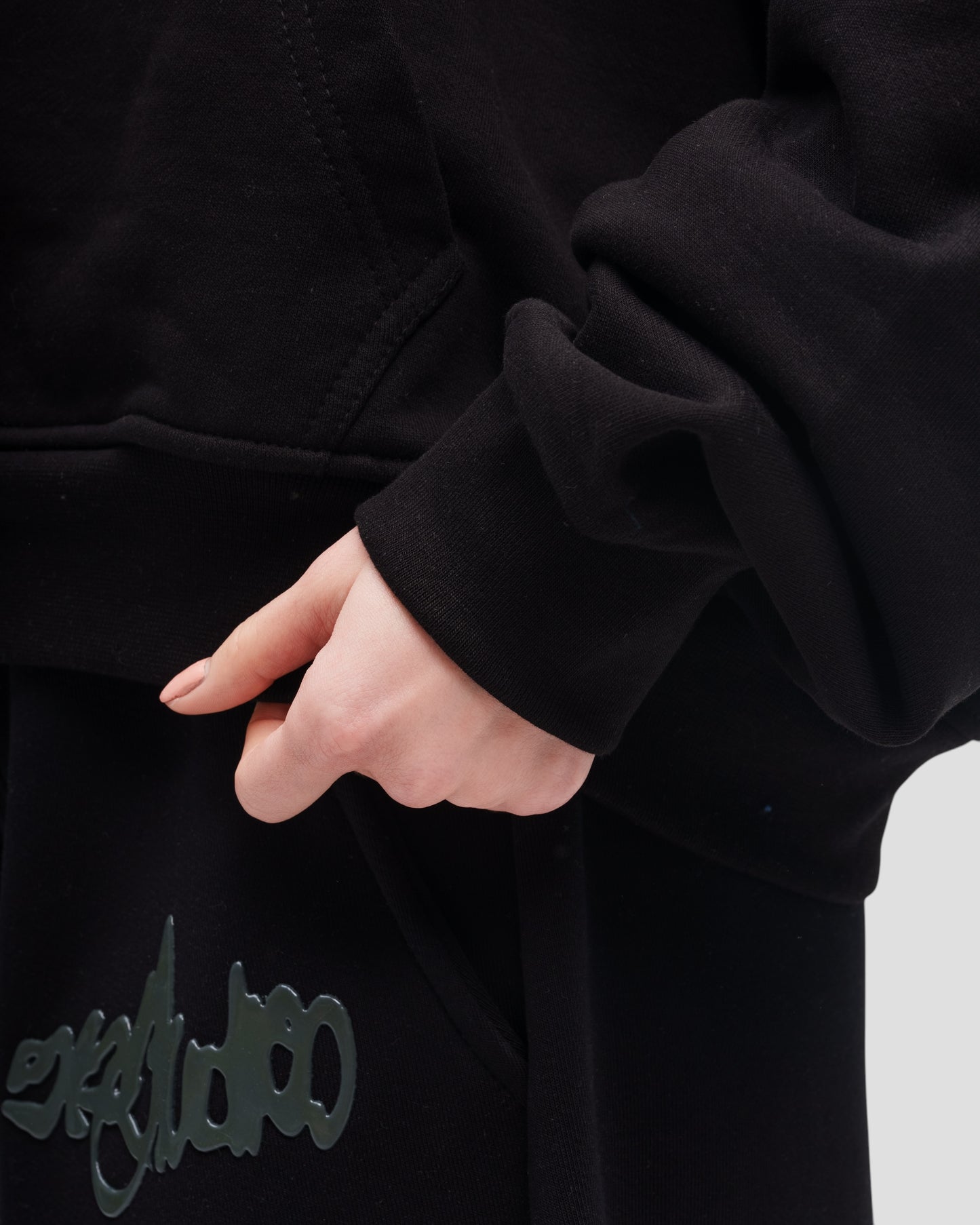 The Perfect Blank Black Hoodie