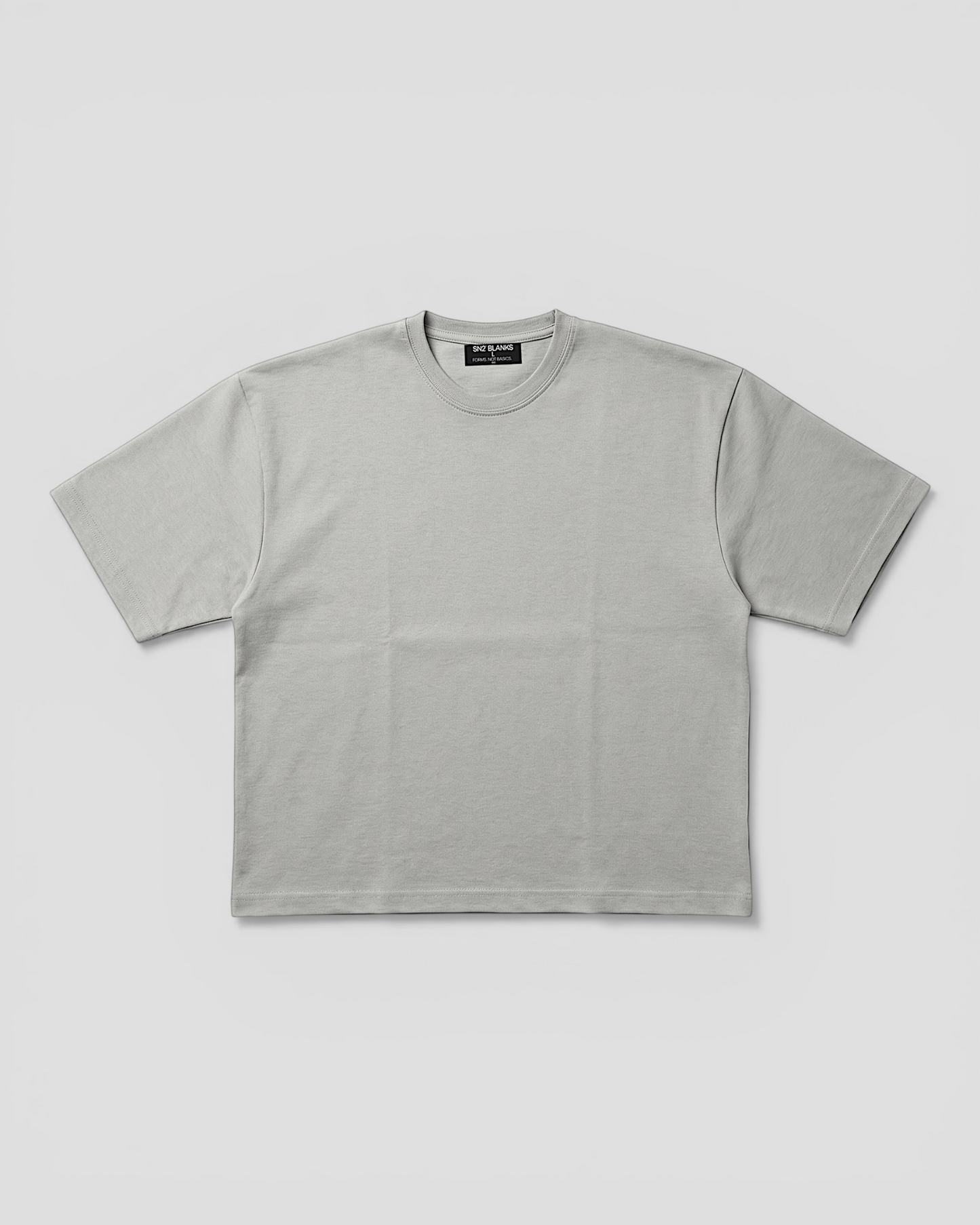 Norte Oversized Blank Light Grey Tee V2