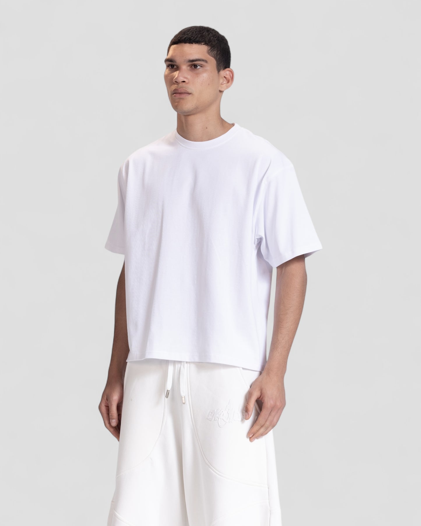 The Perfect Blank Black Boxy Tshirt V1