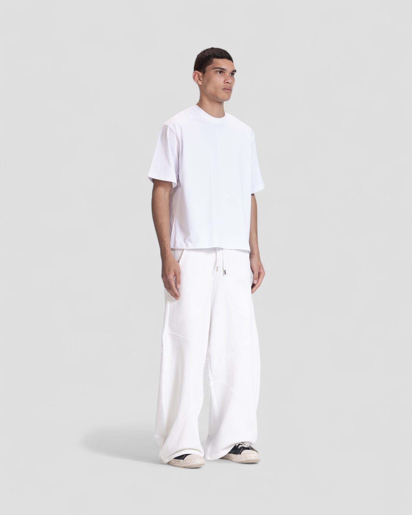 The Perfect Blank Black Boxy Tshirt V1