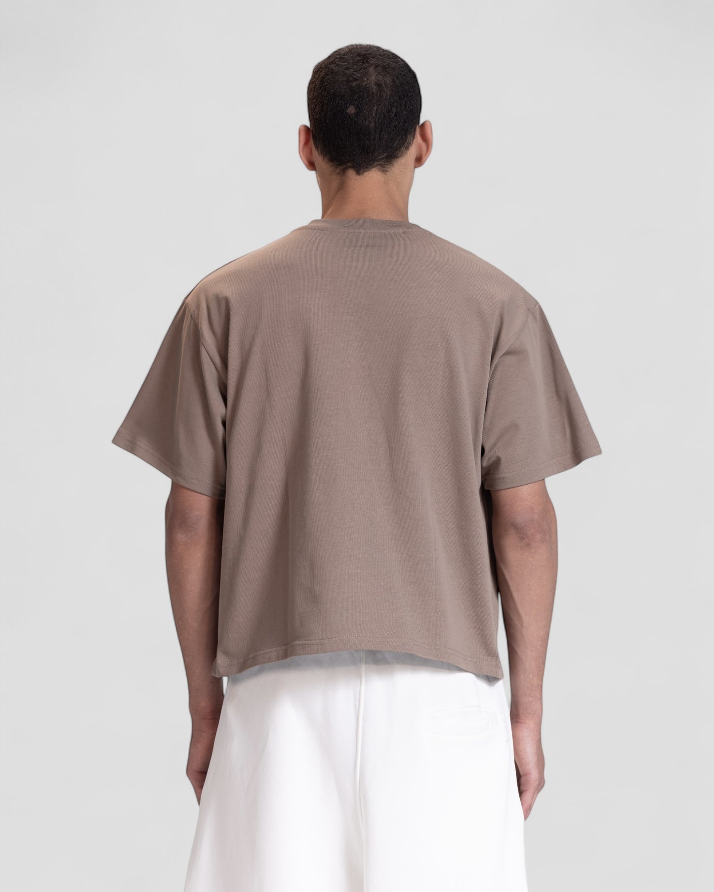 The Perfect Blank Brown Boxy Tshirt