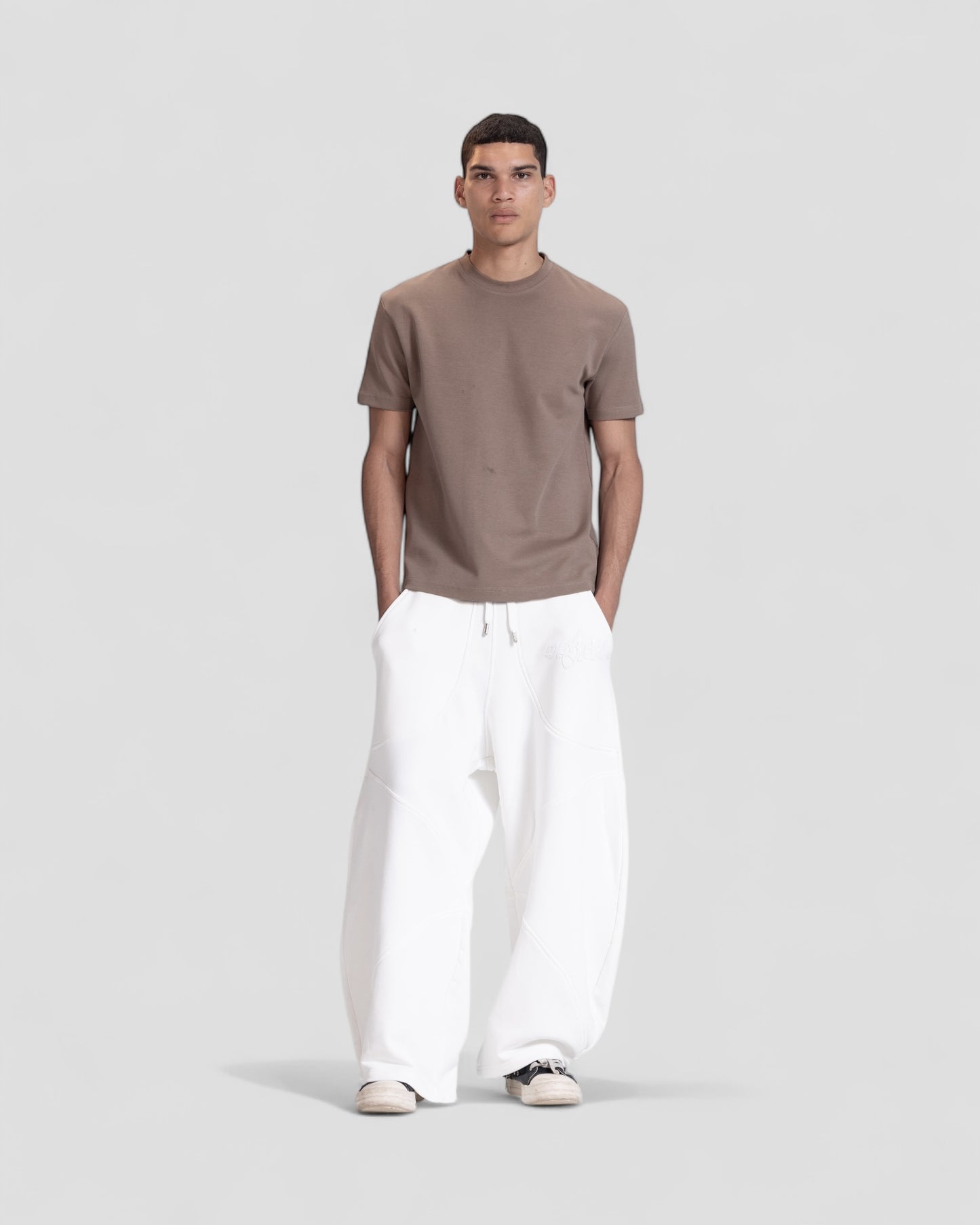 The Perfect Blank Brown Regular Fit Tshirt V1