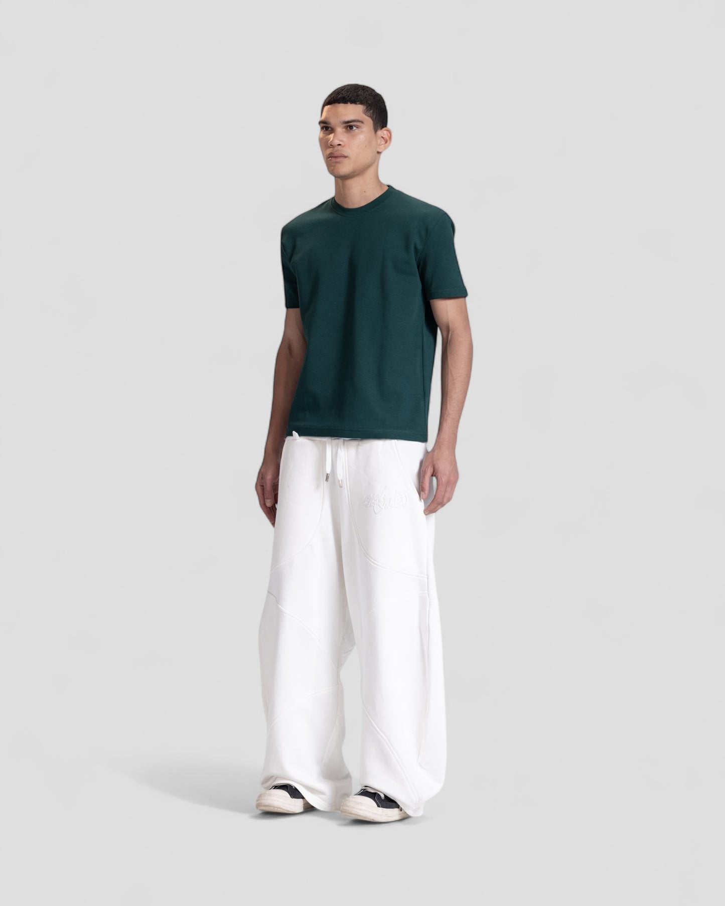 The Perfect Blank Teal Regular Fit Tshirt V1