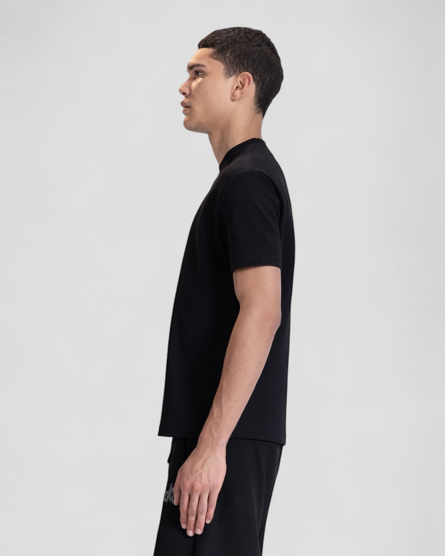 The Perfect Blank Black Regular Fit Tshirt