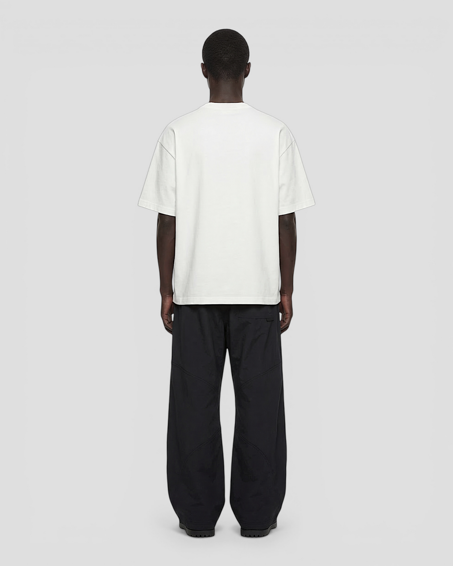 Norte Oversized Blank White Tee V2