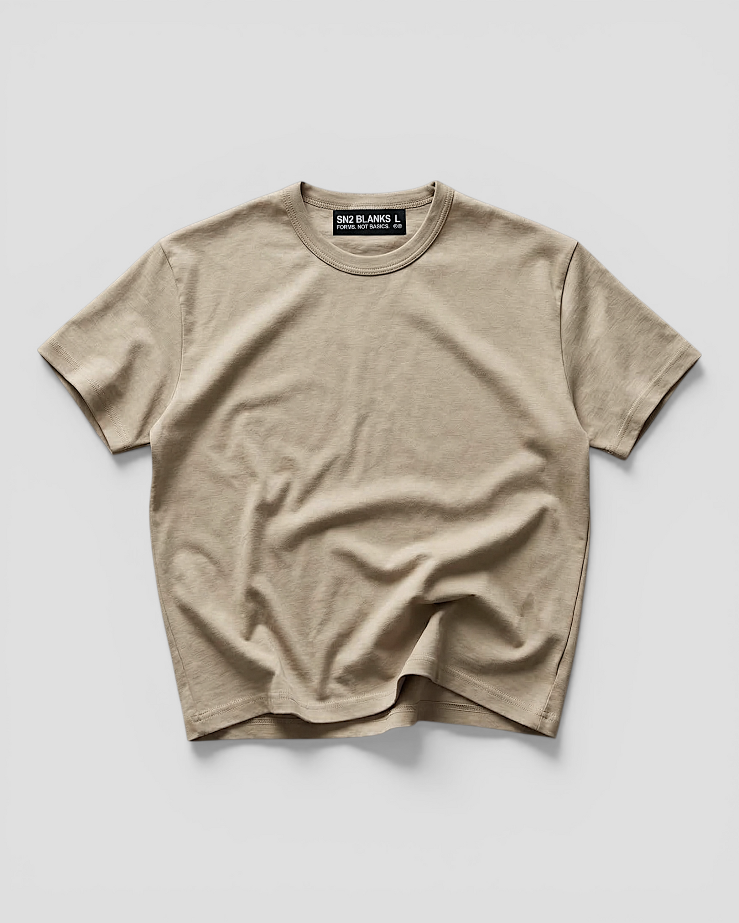 Luis Regular Blank Beige Tee V2