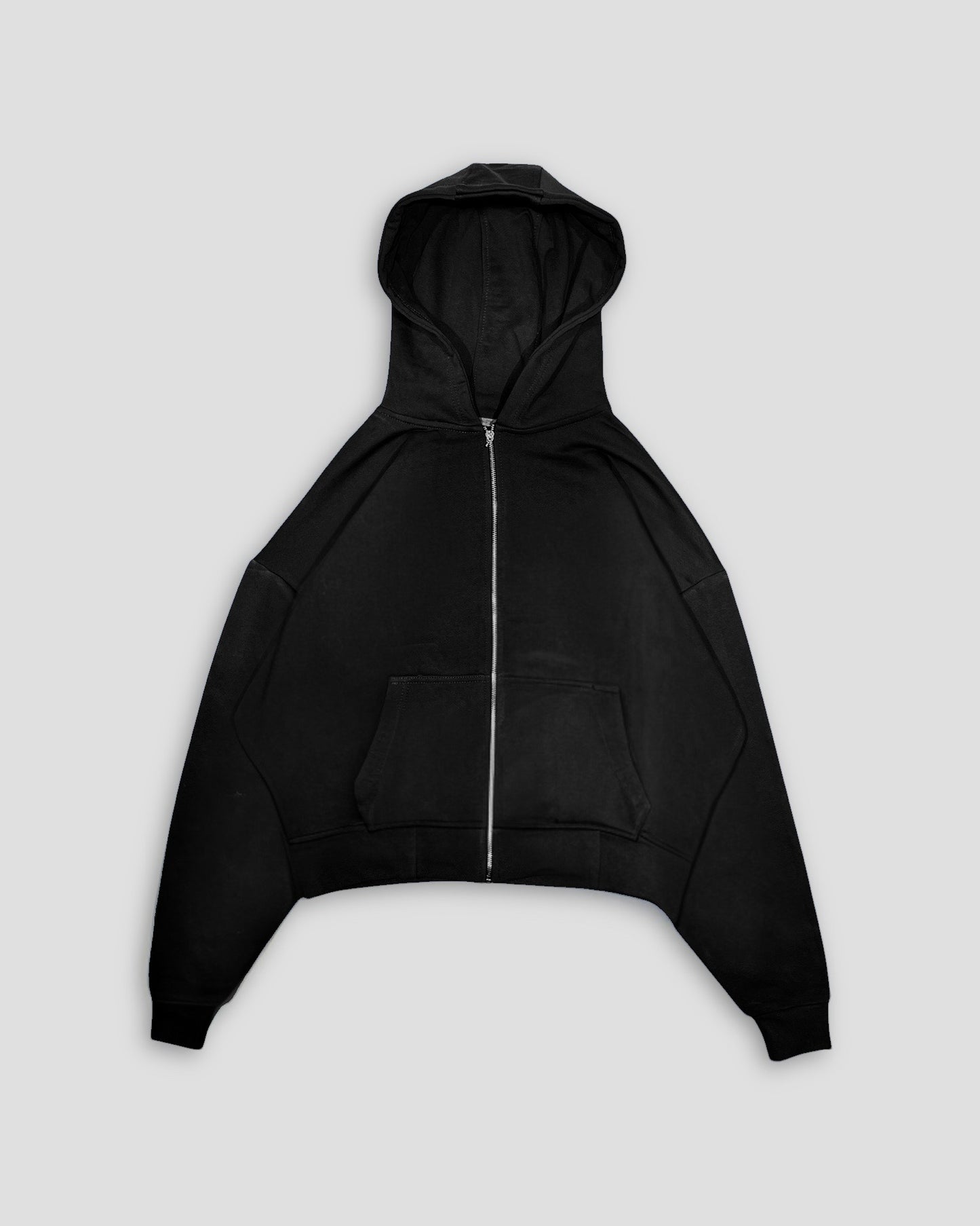 The Perfect Blank Black Zipup Jacket ‎
