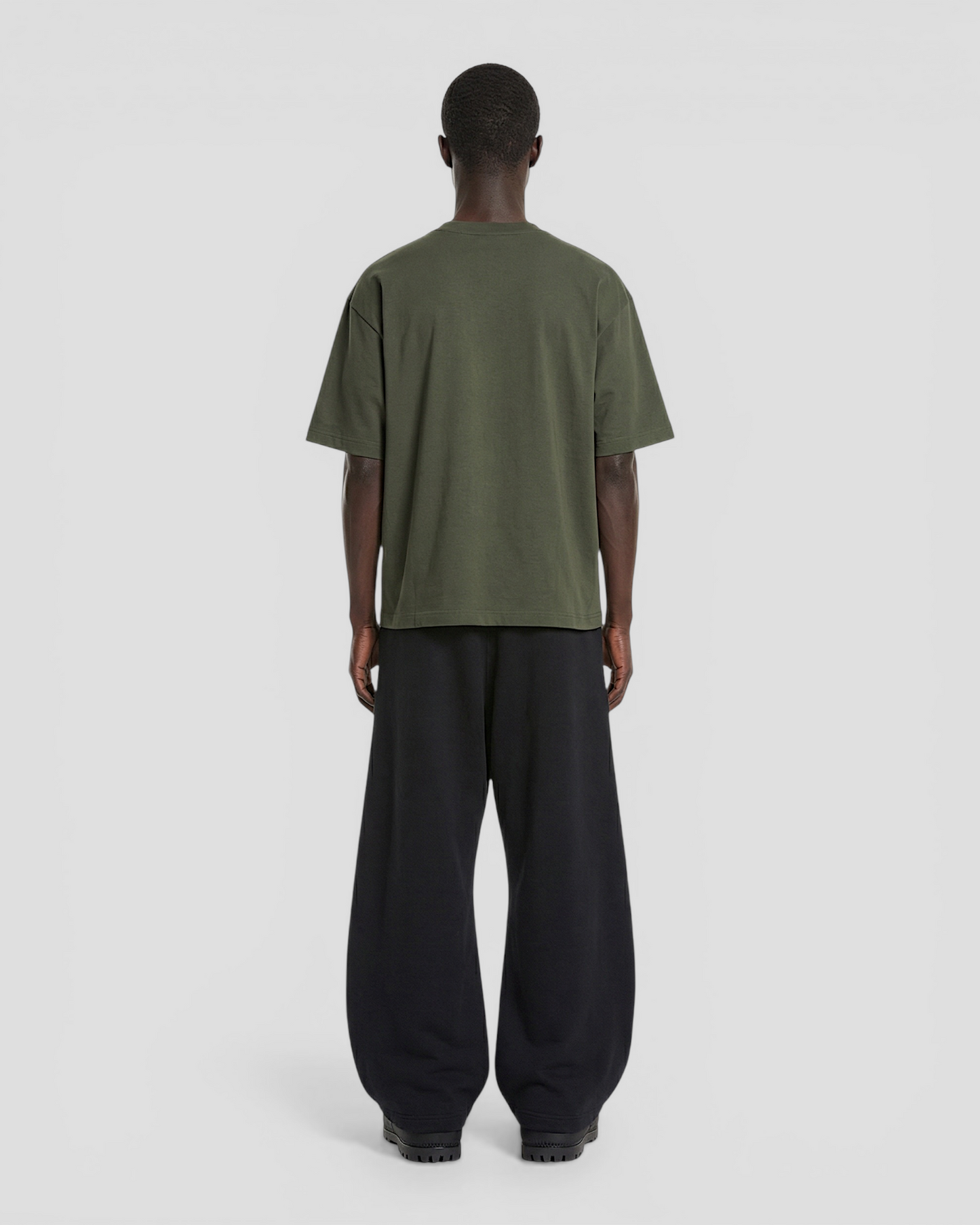 Norte Oversized Blank Olive Tee V2