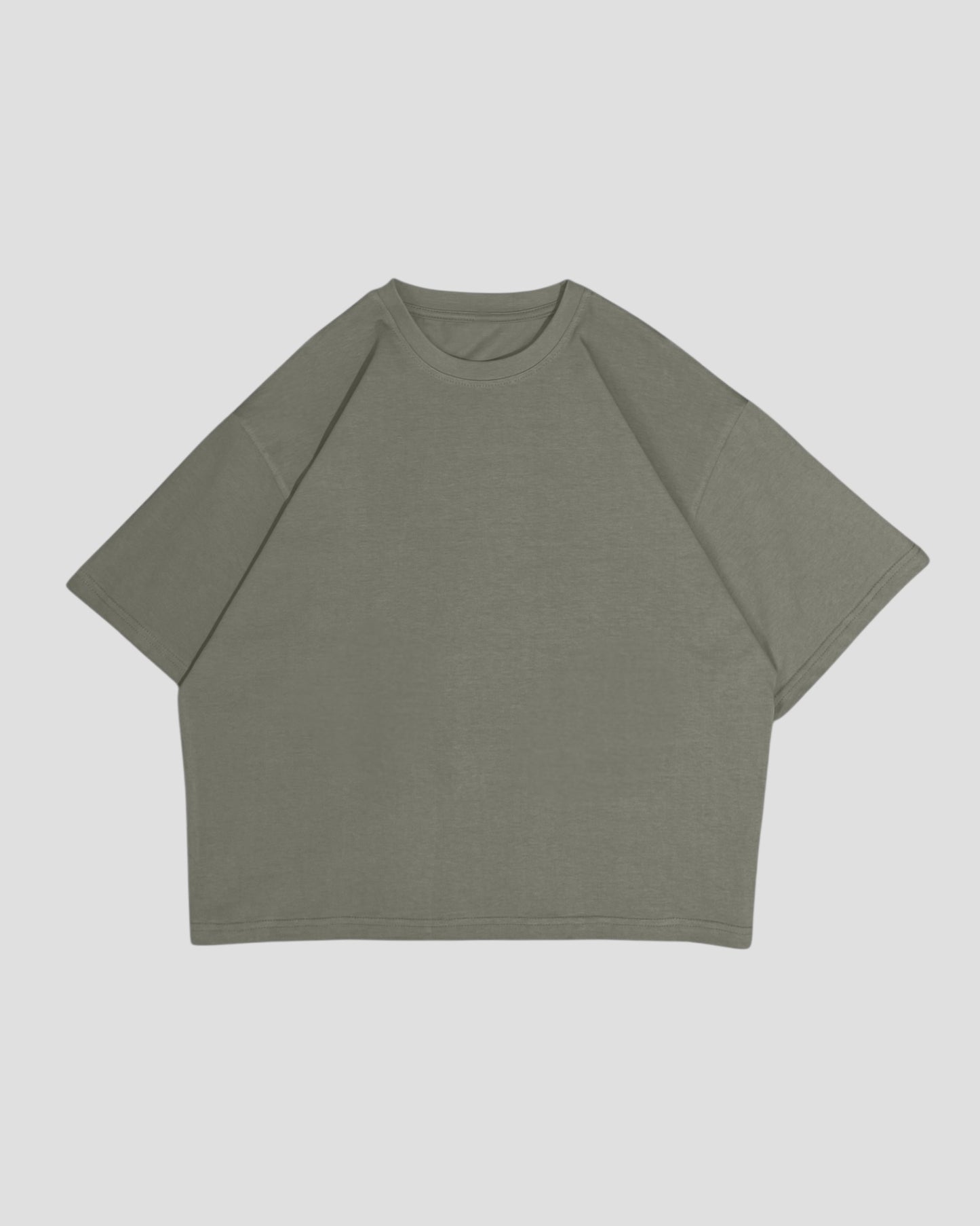 The Perfect Blank Olive Boxy Tshirt