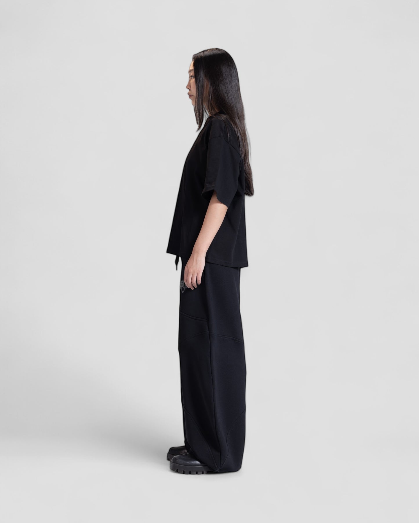 The Perfect Blank Black Boxy Tshirt