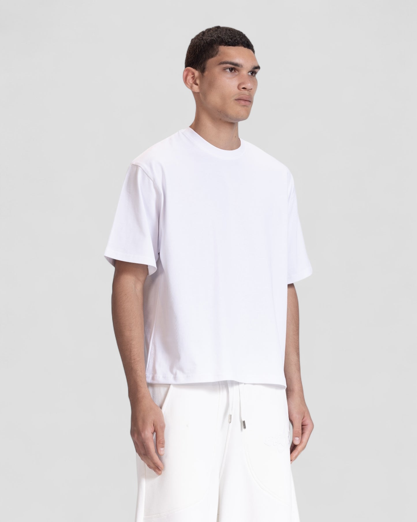 The Perfect Blank Black Boxy Tshirt V1