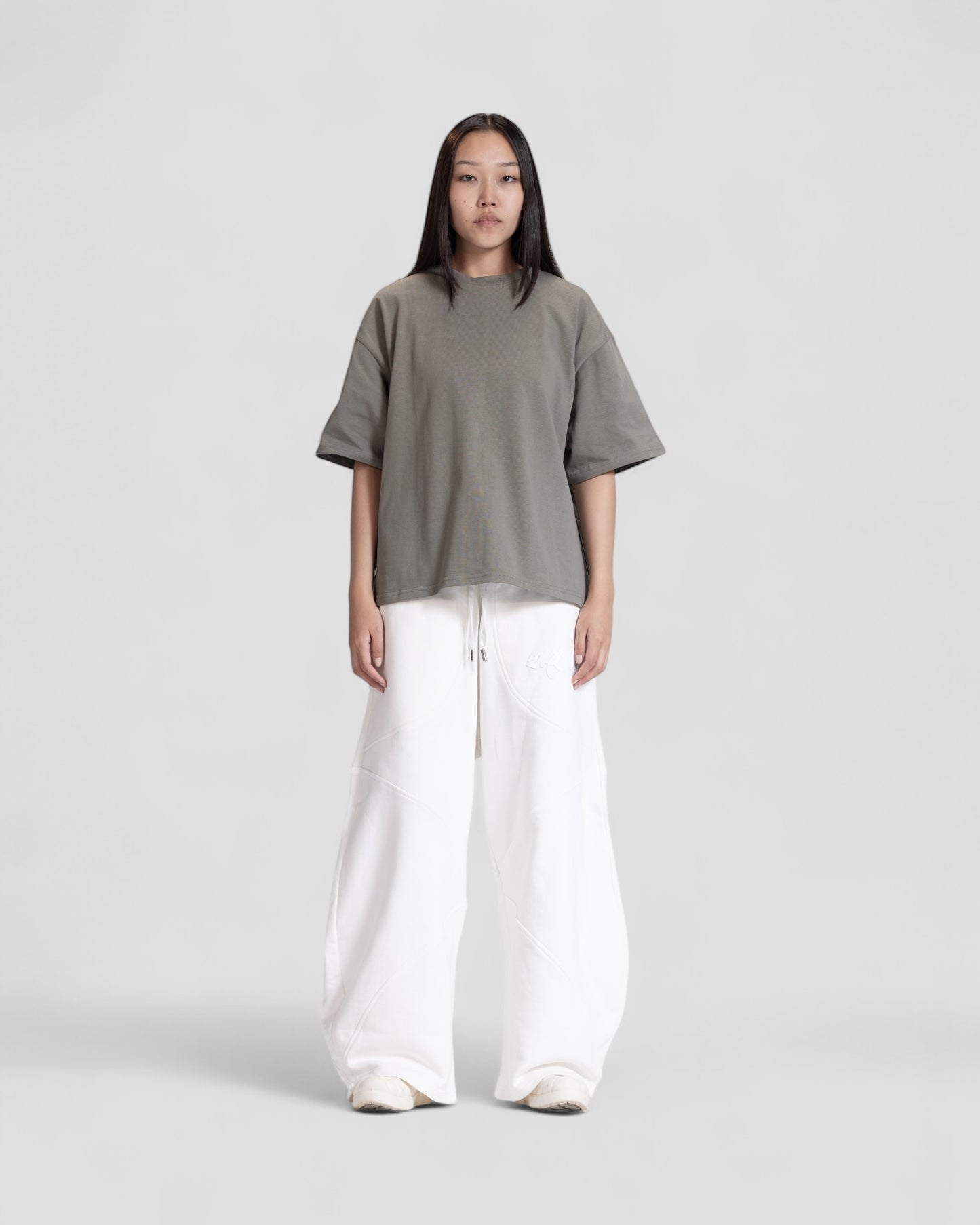 The Perfect Blank Olive Boxy Tshirt