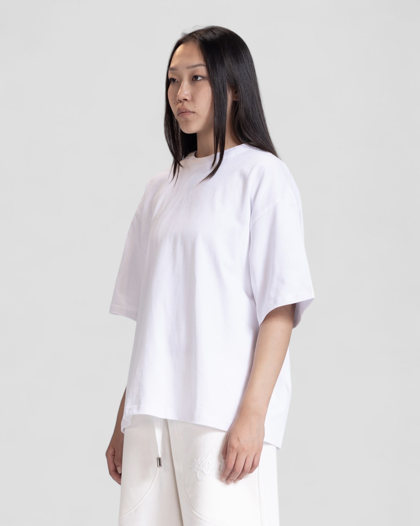 The Perfect Blank Black Boxy Tshirt V1