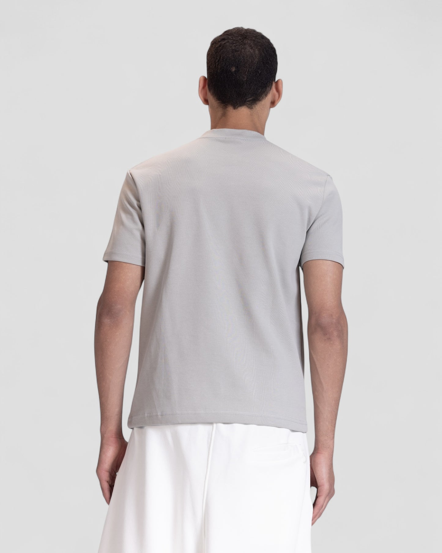 The Perfect Blank Grey Regular Fit Tshirt