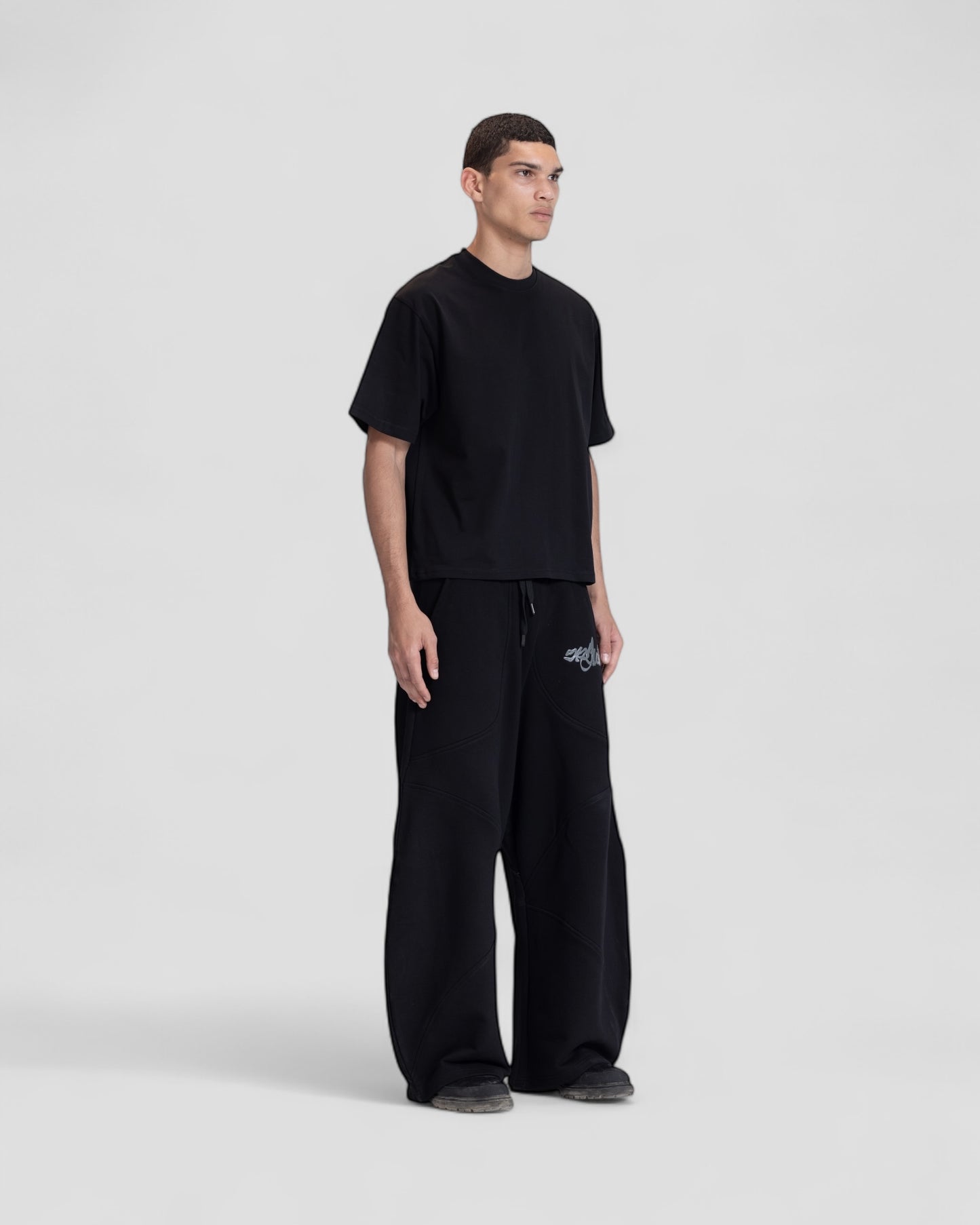 The Perfect Blank Black Boxy Tshirt