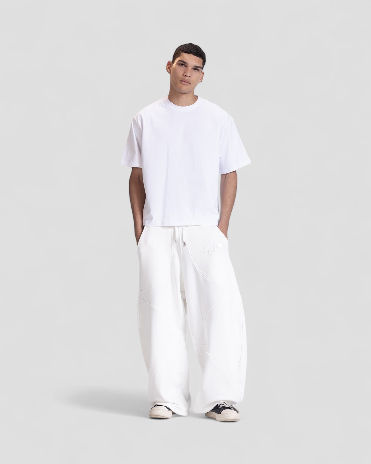 The Perfect Blank Black Boxy Tshirt V1