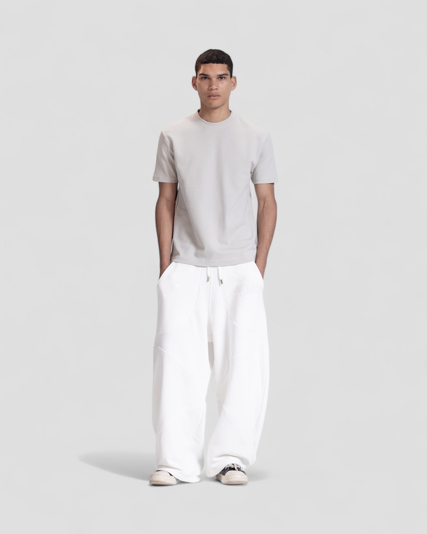 The Perfect Blank Light Grey Regular Fit Tshirt