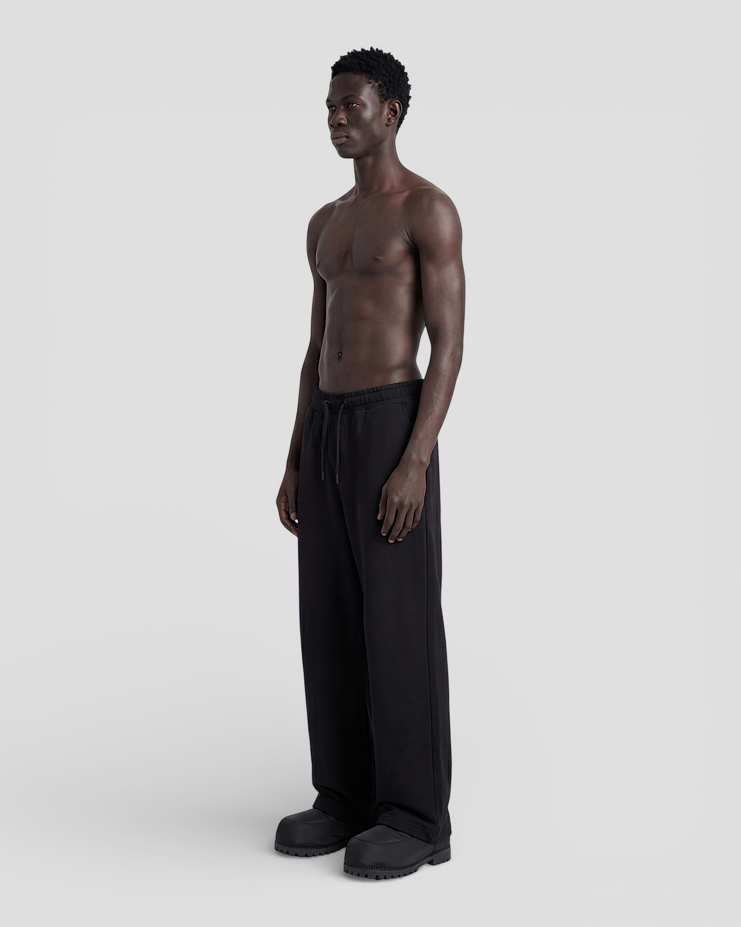 The Perfect Blank Black Sweatpants