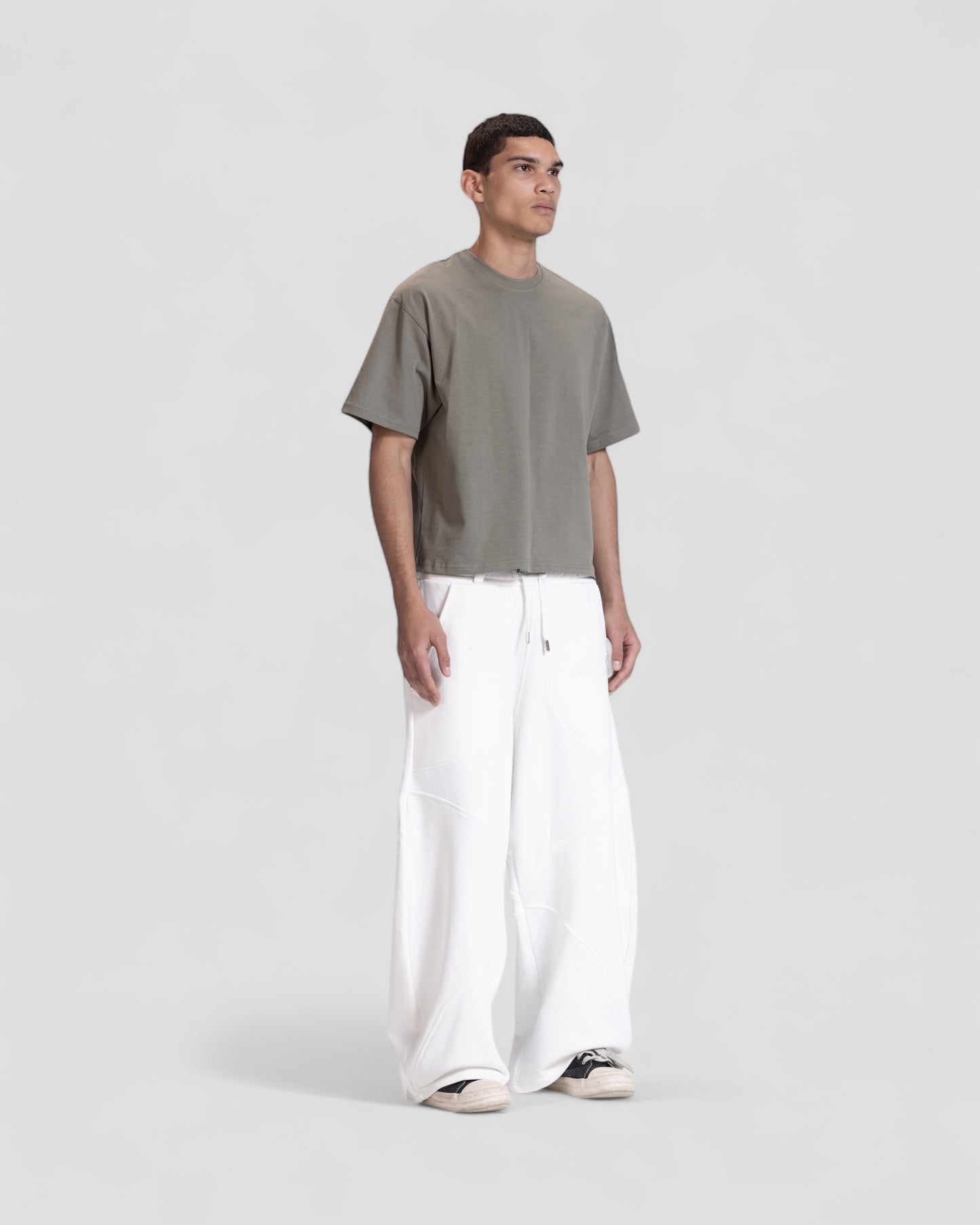 The Perfect Blank Olive Boxy Tshirt