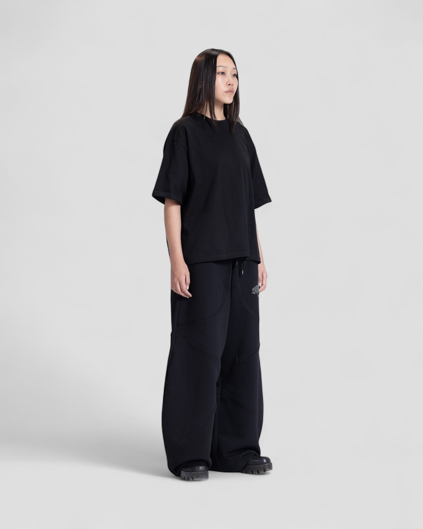 The Perfect Blank Black Boxy Tshirt