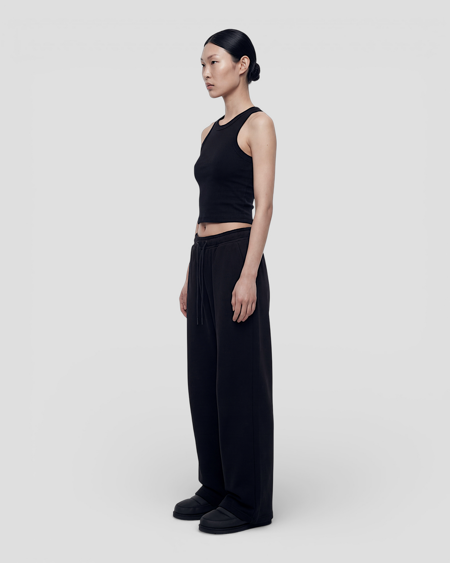 The Perfect Blank Black Sweatpants