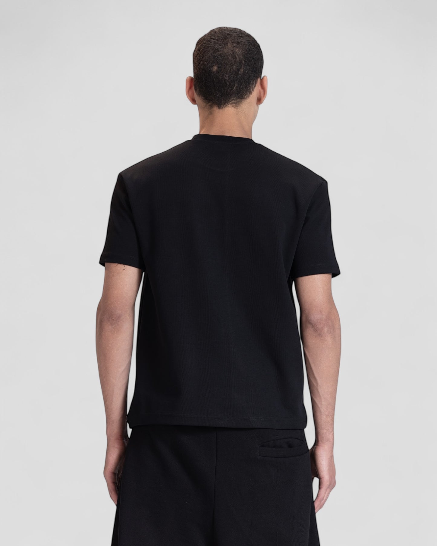 The Perfect Blank Black Regular Fit Tshirt