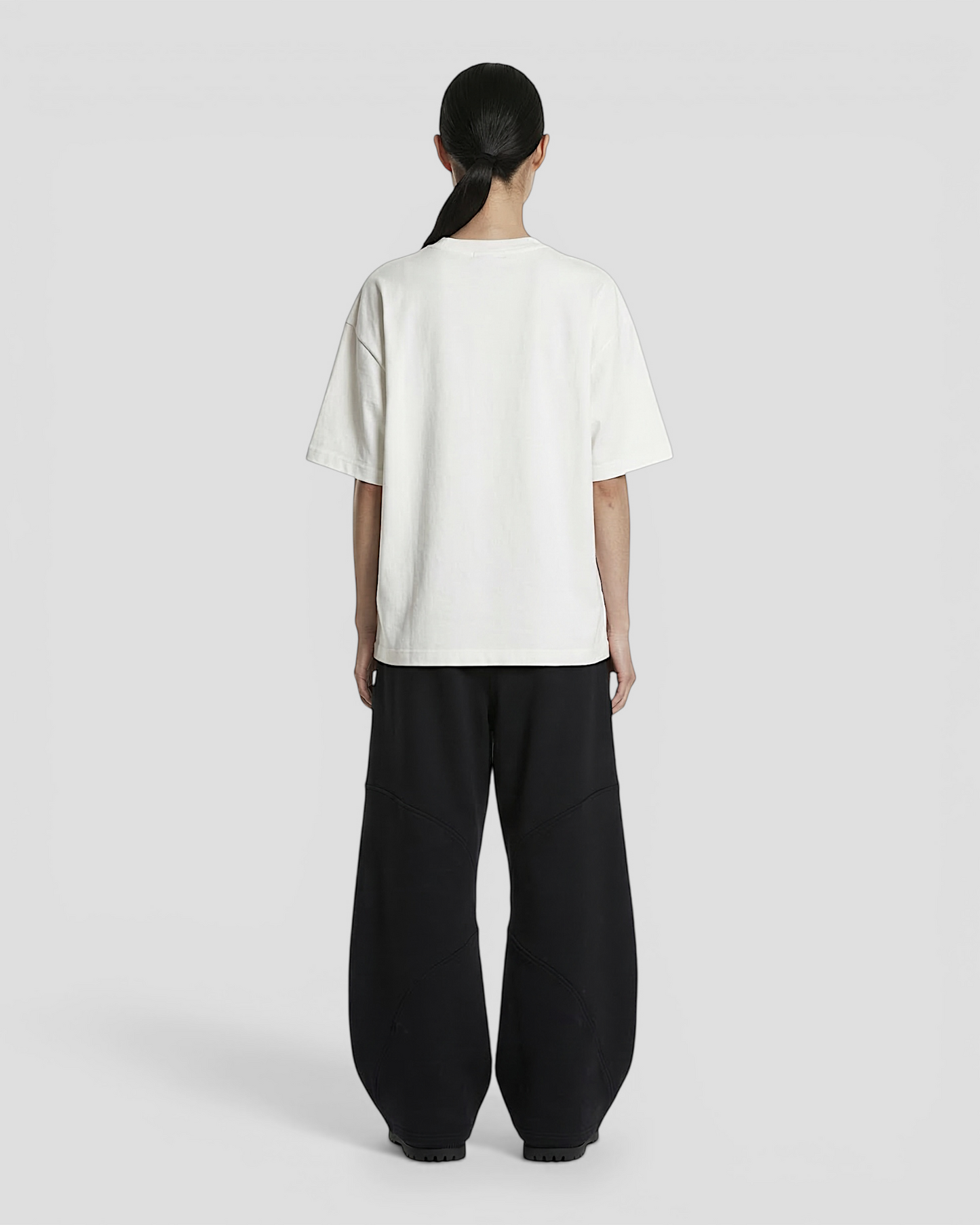 Norte Oversized Blank White Tee V2