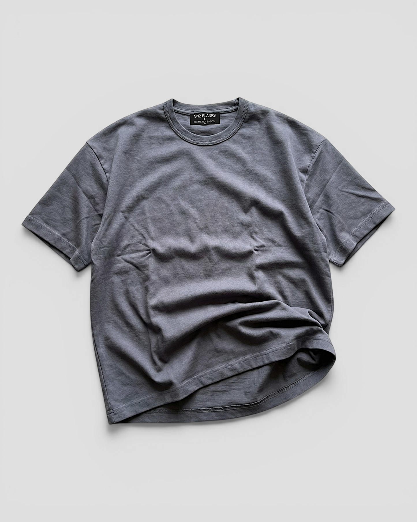 Norte Oversized Blank Dark Grey Tee V2