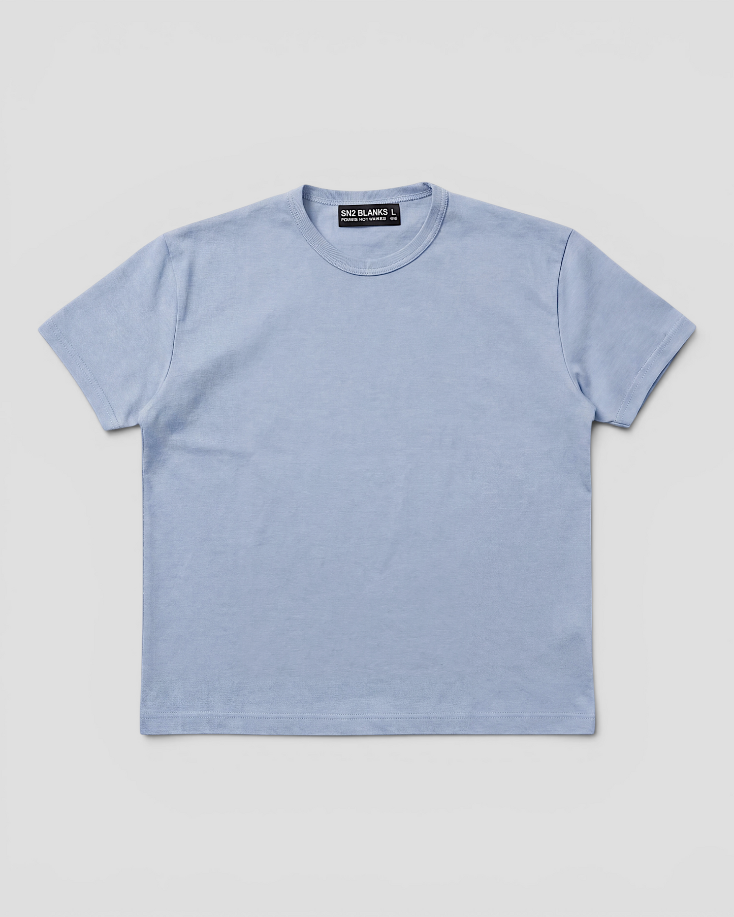 Luis Regular Blank Ice Blue Tee V2